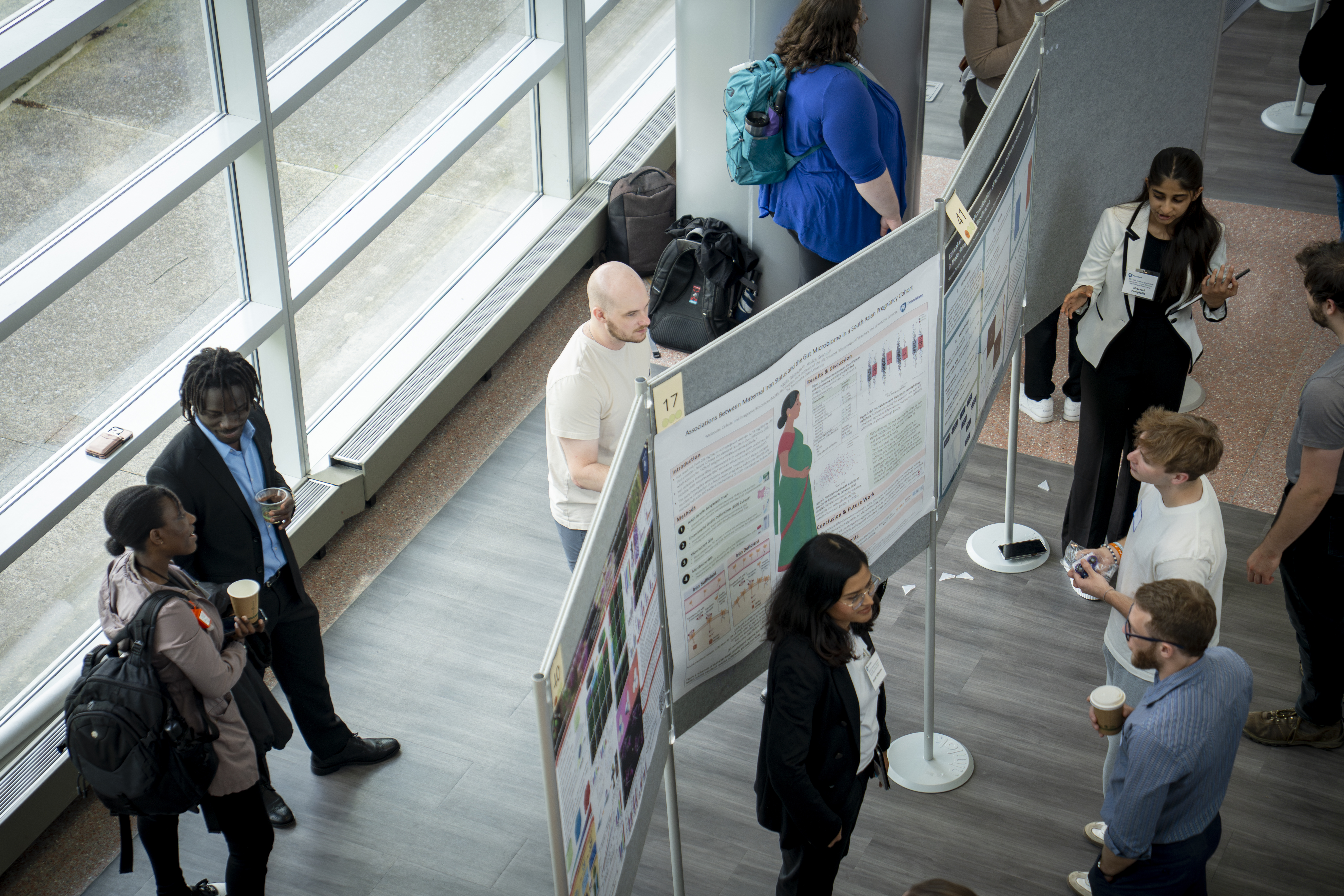 Birds-eye view of Nazifa presenting!